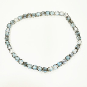 Bracelet Perles de Verre Grises Facettées 3mm