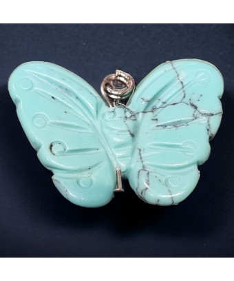Pendentif Turquoise Papillon
