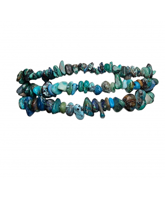 Bracelet Chrysocolle Baroque 19cm
